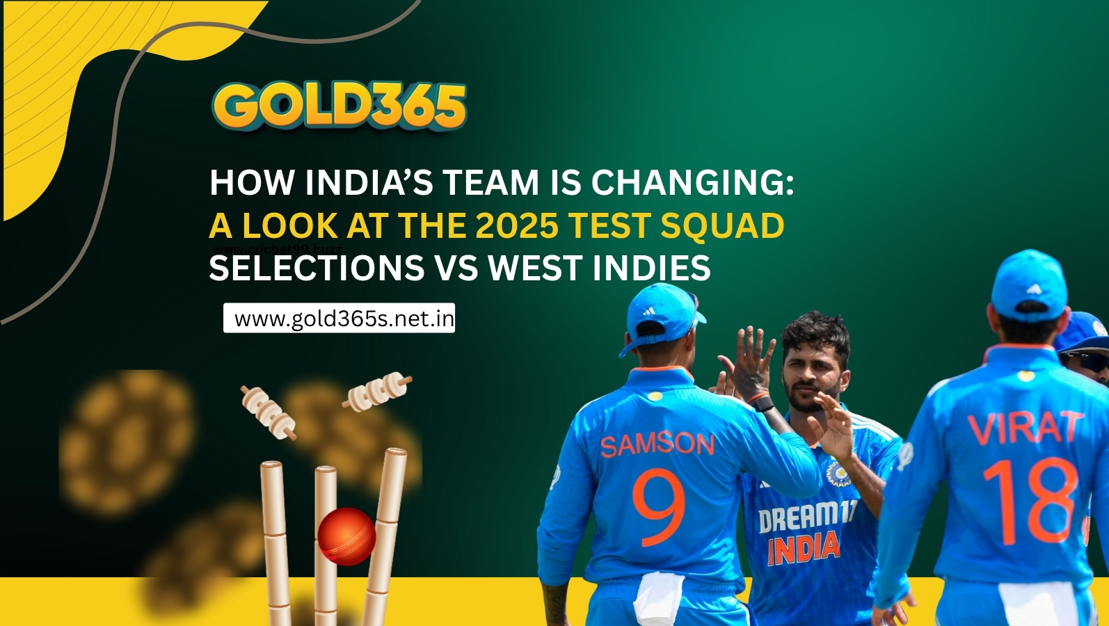You are currently viewing How India’s Team is Changing: A Look at the 2025 Test Squad Selections vs West Indies
